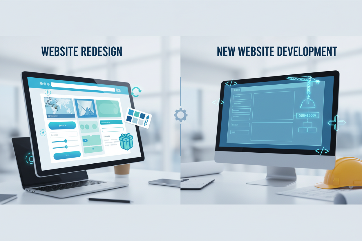 Website Redesign vs New Website: Which One Is Right for Your Business?