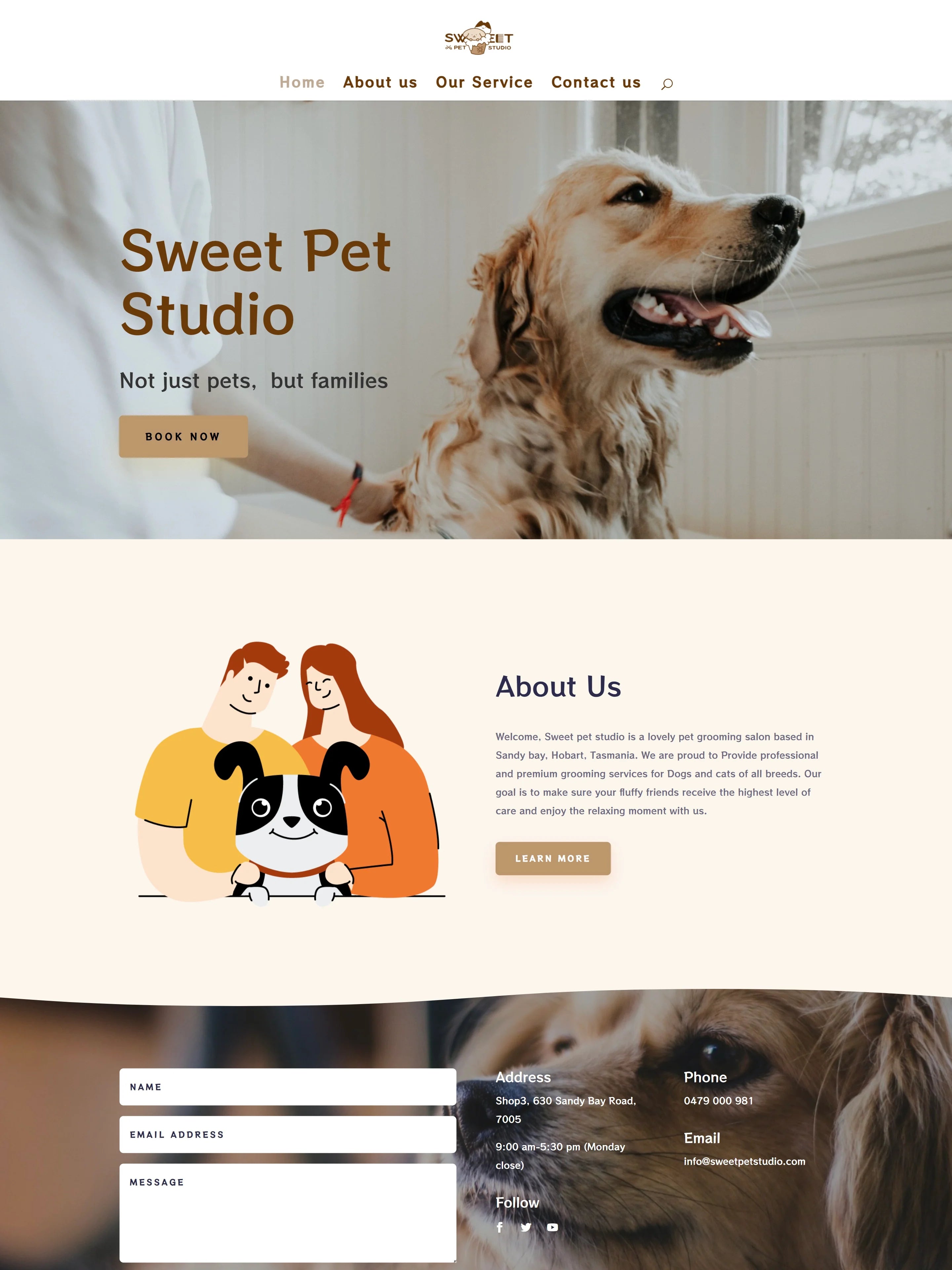Sweet pet studio