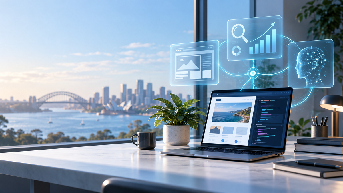 How an IT Studio Combines Web Development, SEO and AI Search Optimisation