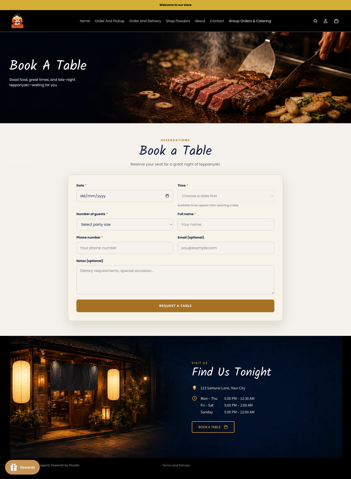 Teppanyaki Legend