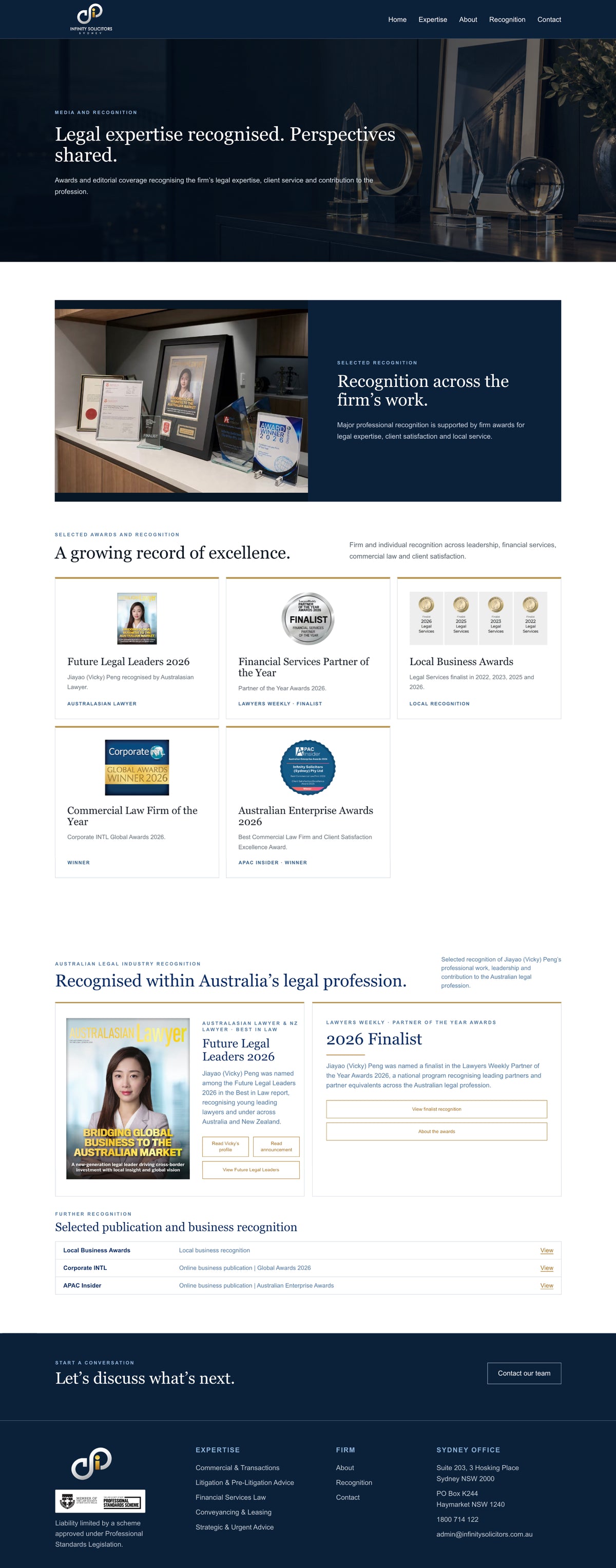 Infinity Solicitors