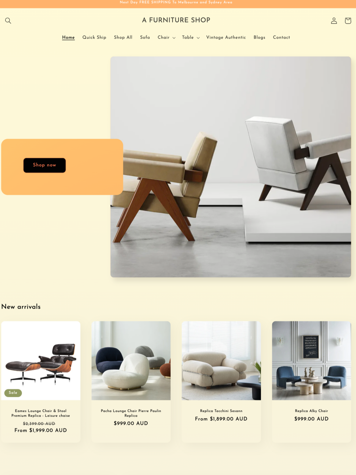 A Furniture Shop