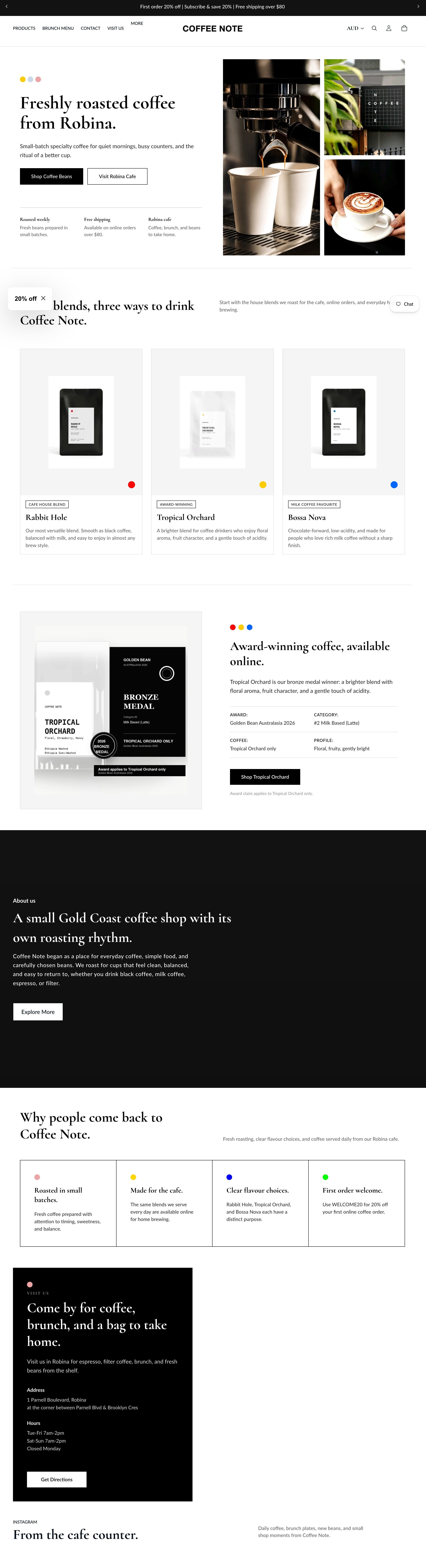 Coffee Note