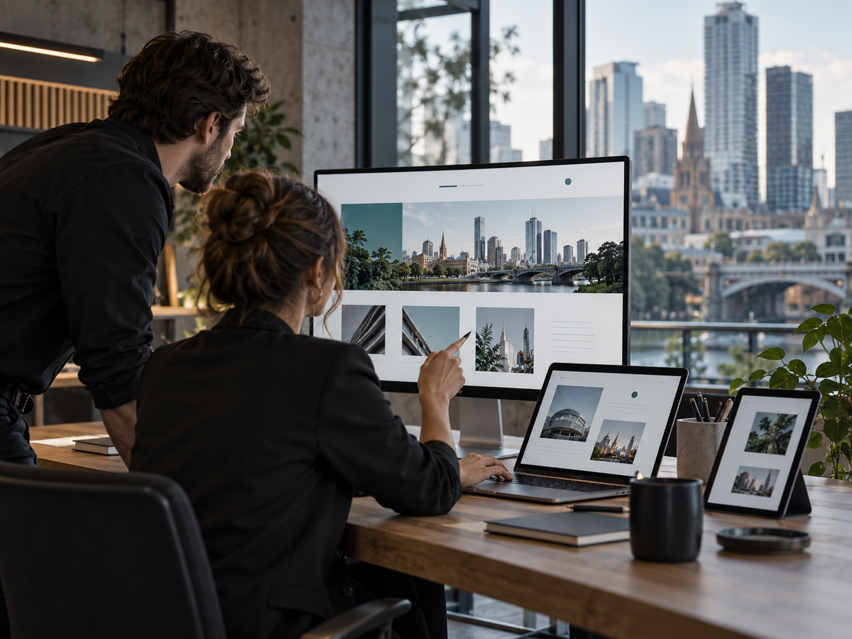 Website design planning for a Melbourne business