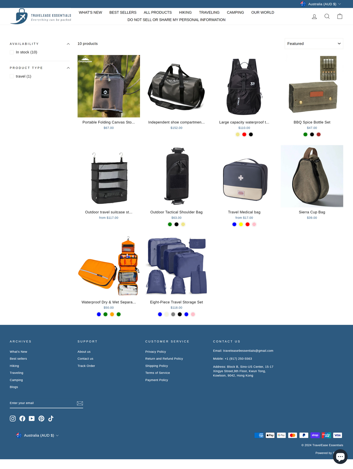 TravelEase Essentials